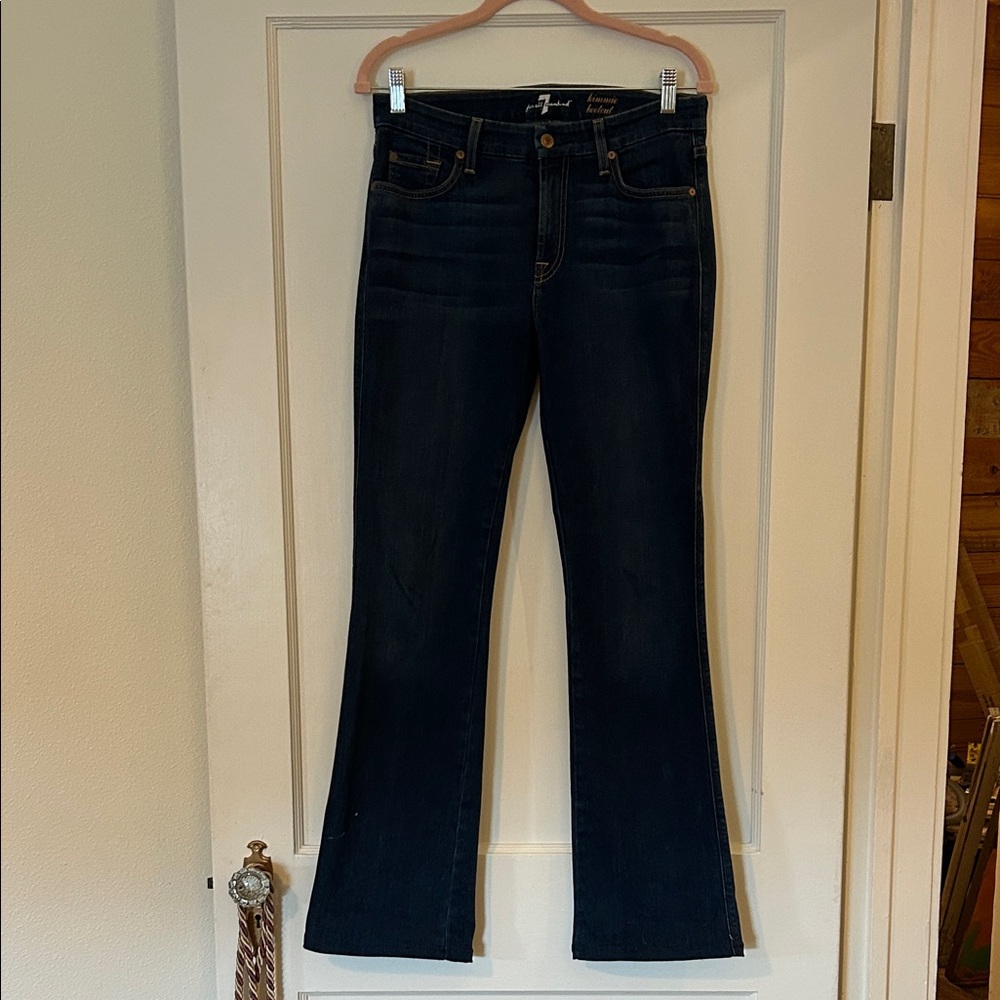 7 For All Mankind Indigo Flare Jeans